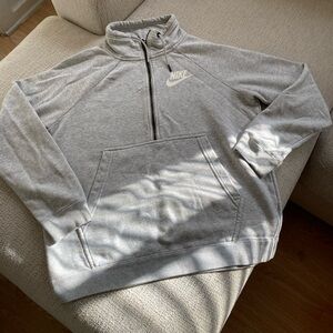 2/$25 Nike Grey Quarter Zip Pullover Sweatshirt